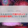 土浦花火大会 2023 穴場スポット